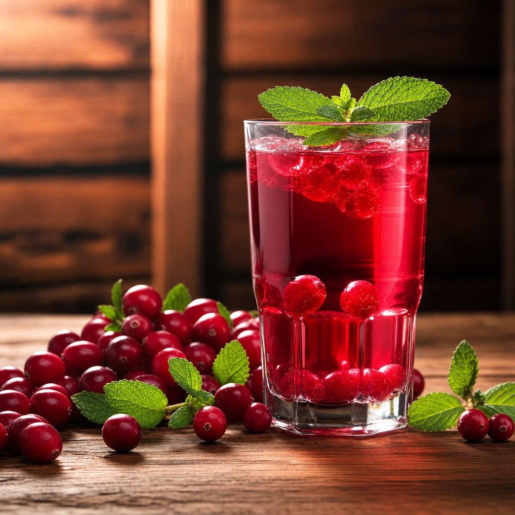 Cranberry Juice.